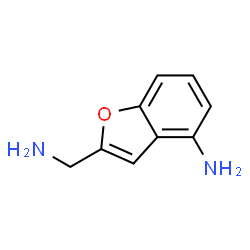 2-Benzofuranmethanamine,4-amino- Structure