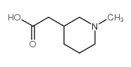 1-甲基-3-哌啶乙酸结构式