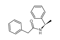 (R)-(+)-2-phenyl-N-(1-phenylethyl)acetamide结构式