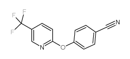 2-(4-氰基苯氧基)-5-(三氟甲基)吡啶结构式