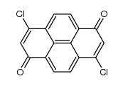 3,8-dichloro-1,6-pyrenequinone结构式