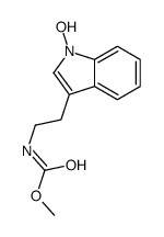 methyl N-[2-(1-hydroxyindol-3-yl)ethyl]carbamate结构式