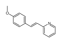 (E)-1-(4-Methoxyphenyl)-2-(2-pyridyl)ethene结构式