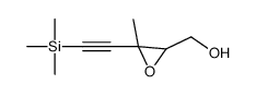 [3-methyl-3-(2-trimethylsilylethynyl)oxiran-2-yl]methanol Structure