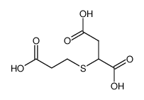 2-Carboxyethylthiosuccinic acid Structure