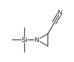 1-trimethylsilylaziridine-2-carbonitrile Structure