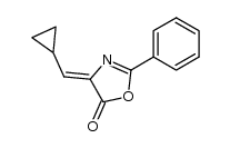 4-cyclopropylmethylene-2-phenyl-4H-oxazol-5-one结构式