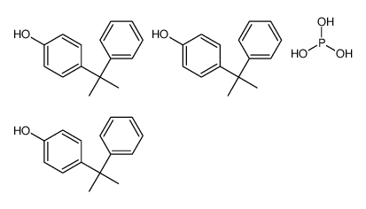 4-(2-phenylpropan-2-yl)phenol,phosphorous acid Structure
