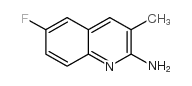 2-AMINO-6-FLUORO-3-METHYLQUINOLINE Structure