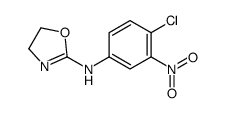 N-(4-chloro-3-nitrophenyl)-4,5-dihydro-1,3-oxazol-2-amine结构式