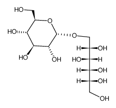 α-D-glucopyranosyl-(1->6)-D-gulitol Structure