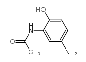 N-(5-Amino-2-hydroxyphenyl)acetamide Structure