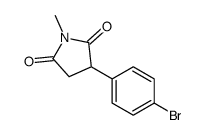 3-(4-bromophenyl)-1-methylpyrrolidine-2,5-dione Structure