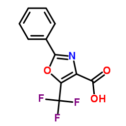 2-Phenyl-5-(trifluoromethyl)oxazole-4-carboxylic acid Structure