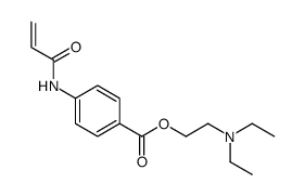 2-diethylaminoethyl 4-(prop-2-enoylamino)benzoate Structure