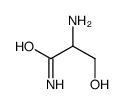 2-氨基-3-羟基丙酰胺结构式