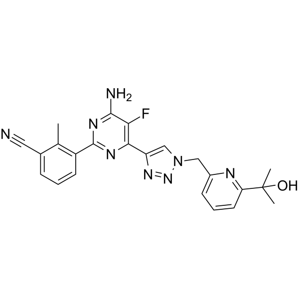 Adenosine receptor antagonist 2结构式