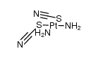 cis-diamminedithiocyanatoplatinum(II) Structure
