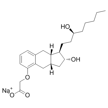 Treprostinil sodium structure