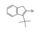 2-bromo-3-(tert-butyl)-1H-indene结构式
