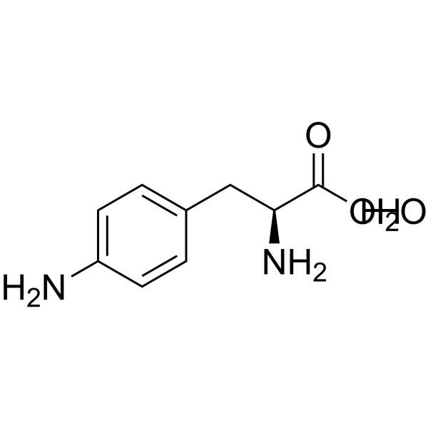 4-氨基-L-苯基丙氨酸一水合物图片