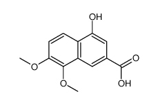 4-羟基-7,8-二甲氧基-2-萘羧酸结构式