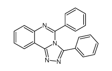 3,5-diphenyl-[1,2,4]triazolo[4,3-c]quinazoline结构式
