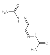 Hydrazinecarboxamide,2,2'-(1,2-ethanediylidene)bis-结构式
