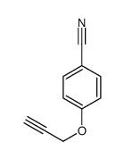 4-(2-丙炔氧基)苯甲腈结构式