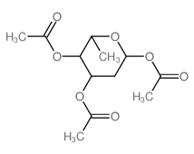 a-L-lyxo-Hexopyranose,2,6-dideoxy-, triacetate (9CI)结构式