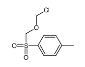 1-(chloromethoxymethylsulfonyl)-4-methylbenzene结构式