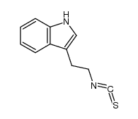 2-(indol-3-yl)ethyl isothiocyanate结构式
