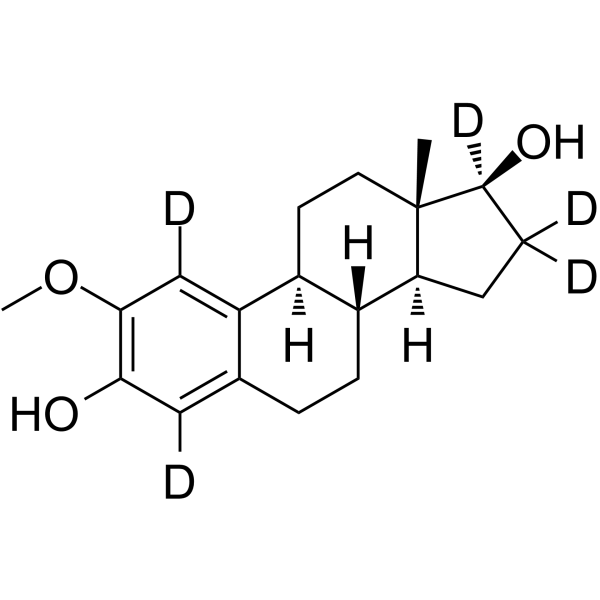 2-甲氧基雌二醇-D5结构式