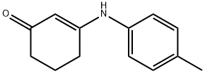 3-[(4-甲基苯基)氨基]-1-环己-2-烯酮结构式