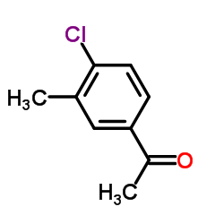 1-(4-Chloro-3-methylphenyl)ethanone Structure