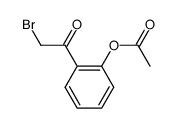 o-(Bromoacetyl)phenyl acetate结构式
