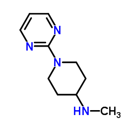 N-Methyl-1-(2-pyrimidinyl)-4-piperidinamine Structure