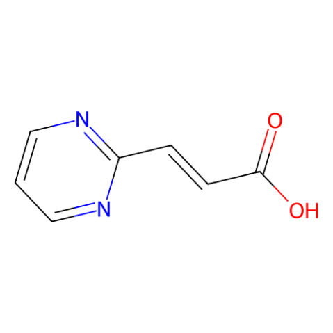 (E)-3-pyrimidin-2-ylprop-2-enoic acid Structure
