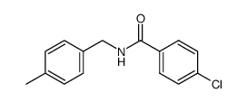 N-(p-Chlorobenzoyl)-p-methylbenzylamine结构式