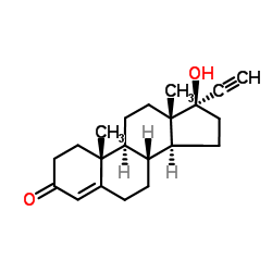 炔孕酮结构式
