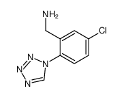 5-氯-2-四唑-1-基-苄胺结构式