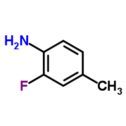 2-氟-4-甲基苯胺结构式