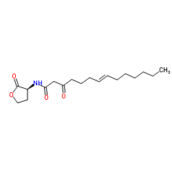 N-3-oxo-tetradec-7Z-enoyl-L-Homoserine lactone picture