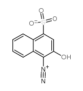 1,2-萘氧基-二氮杂唑-4-磺酸结构式