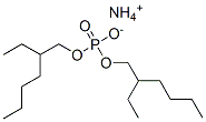 ammonium bis(2-ethylhexyl) phosphate结构式
