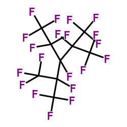 1,1,1,2,2,3,4,5,5,5-decafluoro-3-[1,2,2,2-tetrafluoro-1-(trifluoromethyl)ethyl]-4-(trifluoromethyl)pentane结构式