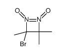4-bromo-3,3,4-trimethyl-2-oxidodiazetidin-1-ium 1-oxide Structure