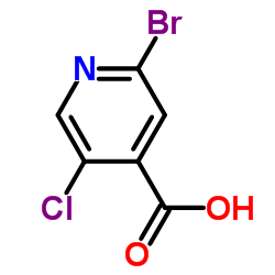 2-Bromo-5-chloroisonicotinic acid Structure
