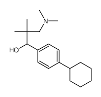 4-Cyclohexyl-α-[1,1-dimethyl-2-(dimethylamino)ethyl]benzyl alcohol结构式