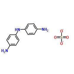 4,4'-二氨基二苯胺硫酸盐 水合物结构式